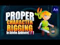 Proper character rigging in adobe animate  part 22