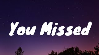 Tom Macdonald- You Missed Lyrics
