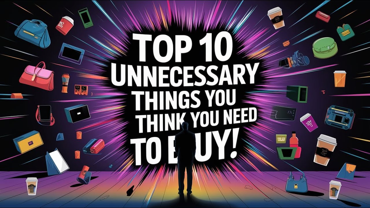 Unessential Things. Examples Top 10 Unnecessary Things You Think You Need to Buy! - YouTube