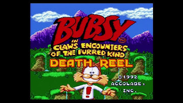 Bubsy in Claws Encounters of the Furred Kind (SNES) Death Reel