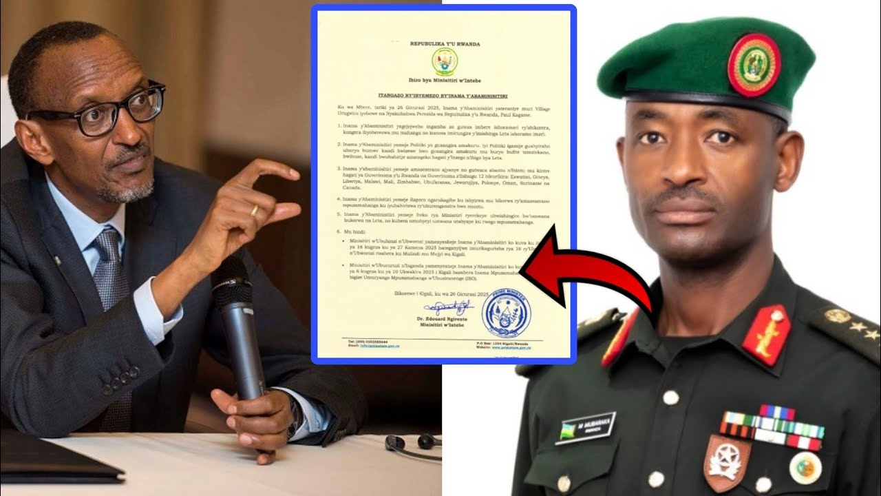 Gen.MUGANGA WARUHERUTSE GUFATIRWA IBIHANO N'AMERICA NGIYO INKURU YIHUTIRWA KURI WE|| AGEZWEHO.