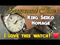 🌟Escapement Time King Seiko Homage 🌟 Review / Strap changes |The Watcher