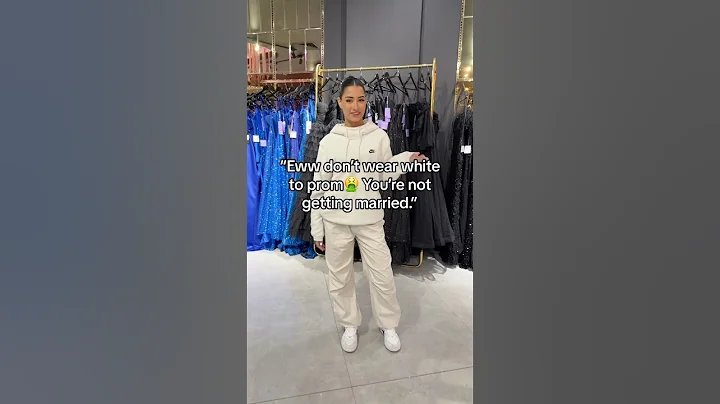 White is a slay 😍 #prom #promdress #formal #formaldresses #promdressshopping #dresses