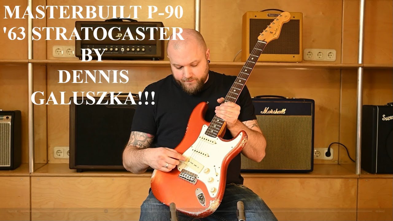 Fender Custom Shop Stratocaster 1963 Relic P90 Dennis Galuszka