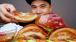 CRISPY LECHON PORK JOWL | Mukbang Asmr | ALFIE EATS