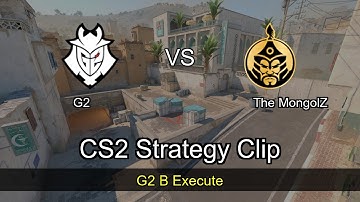 G2 B Execute - Dust2 Round 12 | G2 | FISSURE Playground 2 #cs2 #counterstrike2