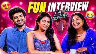 Sameera Bharadwaj Fun Interview With Kiran Abbavaram & Sri Gouri Priya | #chennailovestory | TFPC