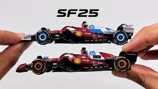 Bburago Ferrari F1 Diecast - Miami gp & Seasonal Livery 1/43 SF25 Diecast #leclerc #hamilton #f1 