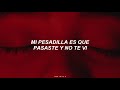 Morat, Andrés Cepeda - Mi Pesadilla (Letra).