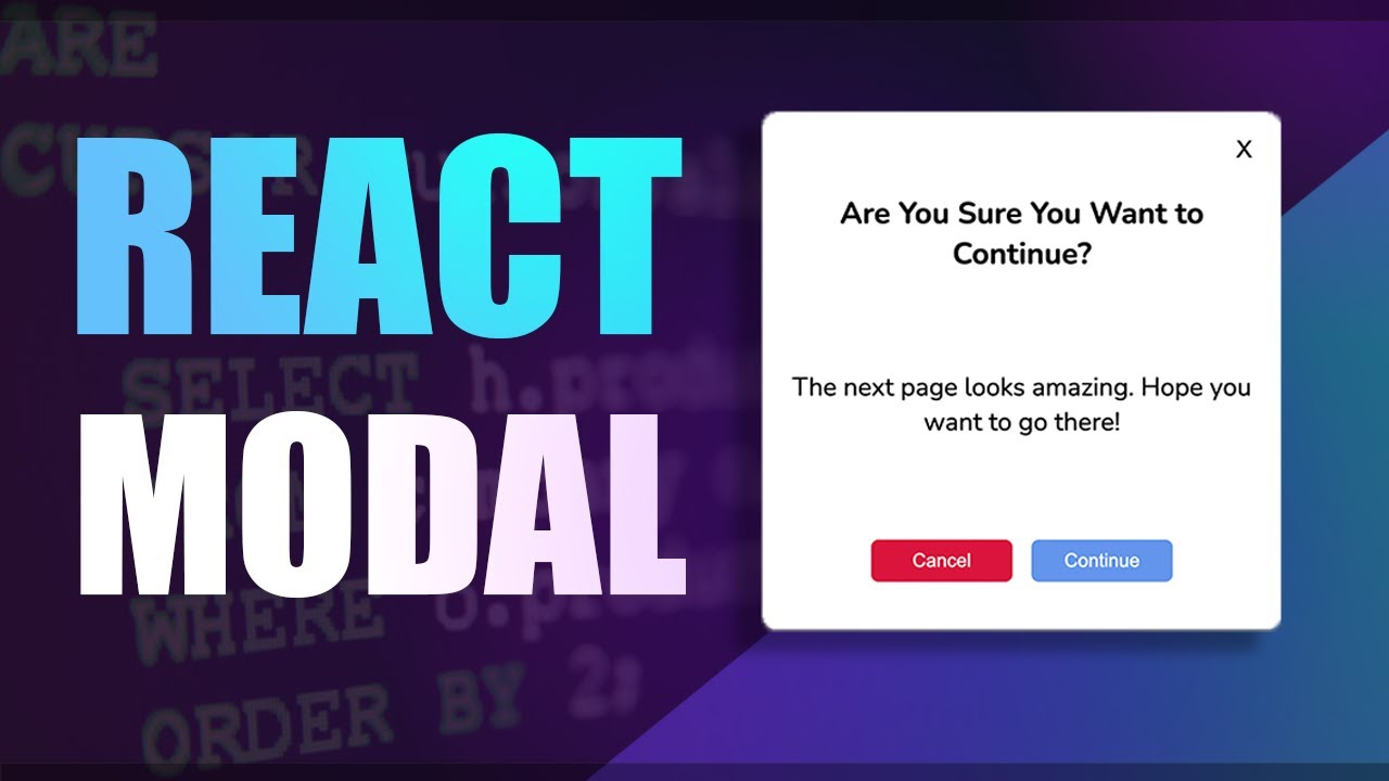 React Modal Setappelement