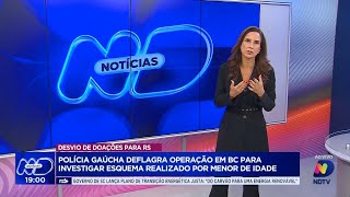 Polícia investiga adolescente de Balneário Camboriú em fraude de doações para RS