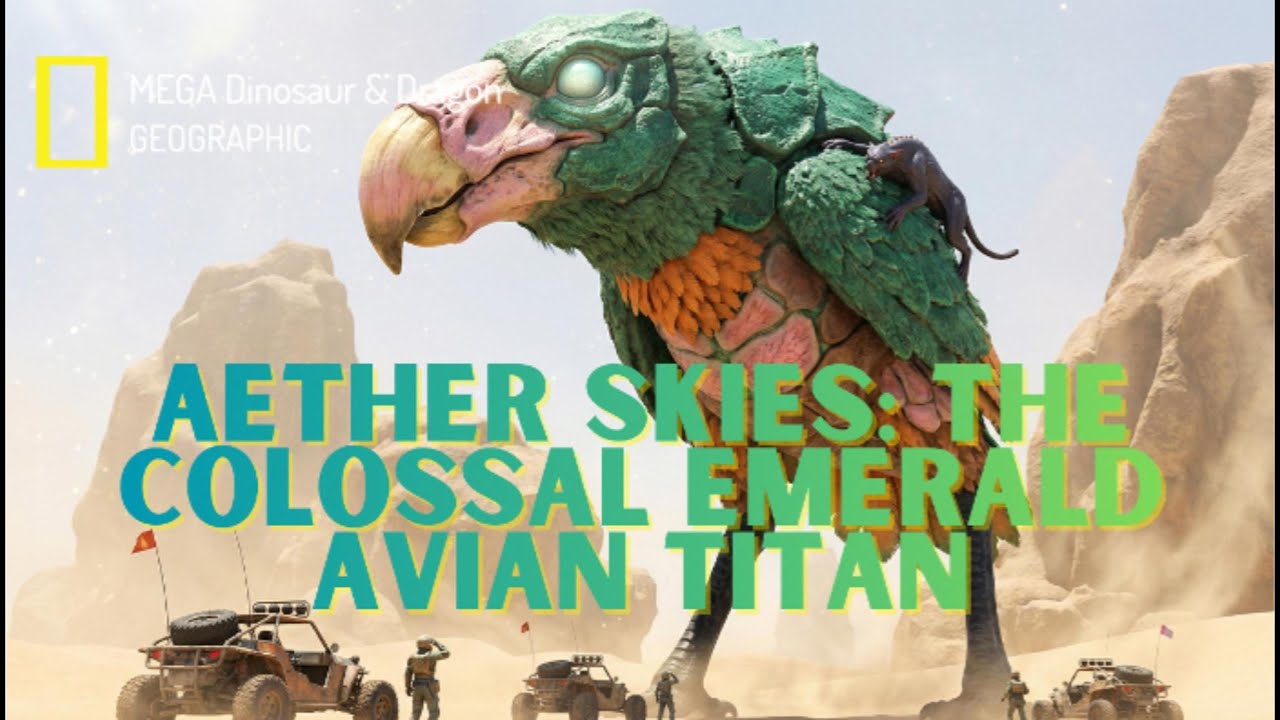 Aether Skies: The Colossal Emerald Avian Titan | 4K Documentary