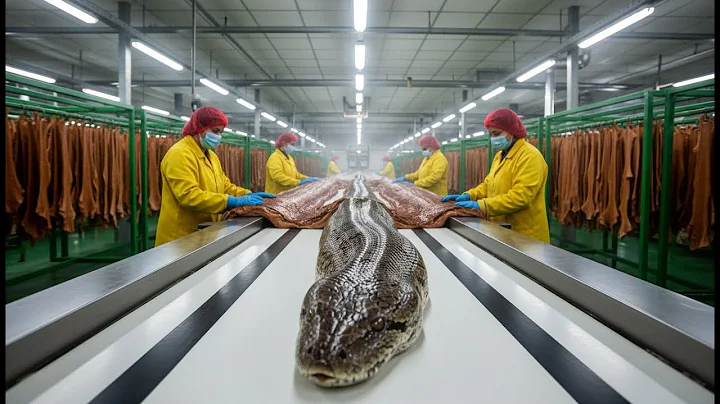 Inside the Sustainable Snake Leather Tannery: From Farm to Luxury Wallet (Full Process)