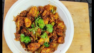 Guntur Aloo Masala Fry | spicy potato recipe