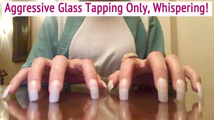 ASMR * Aggressive Fast Tapping on Glass Table * Long Nails * No Talking * ASMRVilla