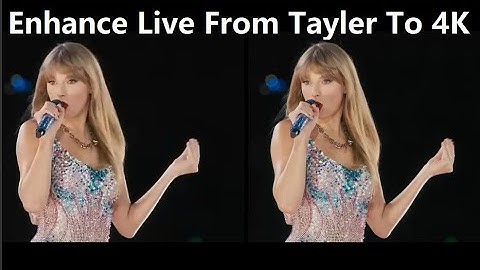 AI Enhanced Live Performance Cruel Summer From Taylor Swift to 4K