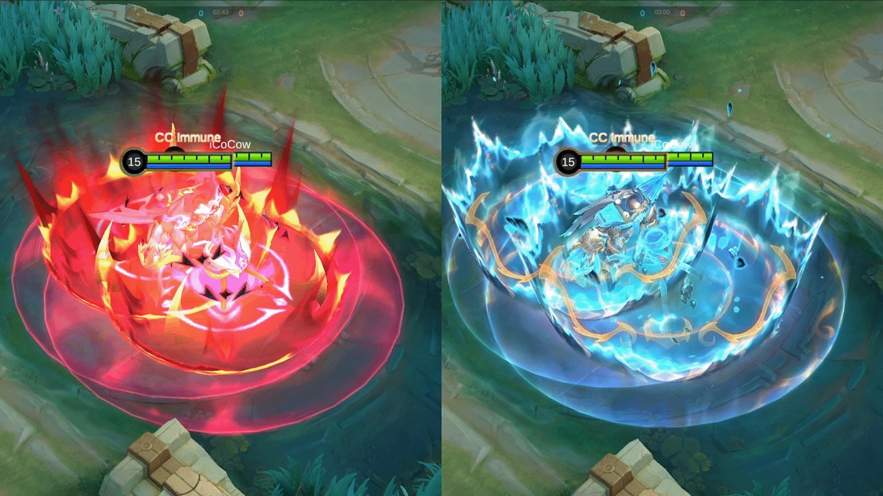 ATLAS Mecha Infernus VS Sunken Curse | SKIN COMPARISON - Mobile Legends