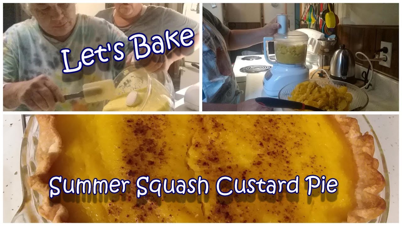 Summer Squash Custard Pie | Let's Bake