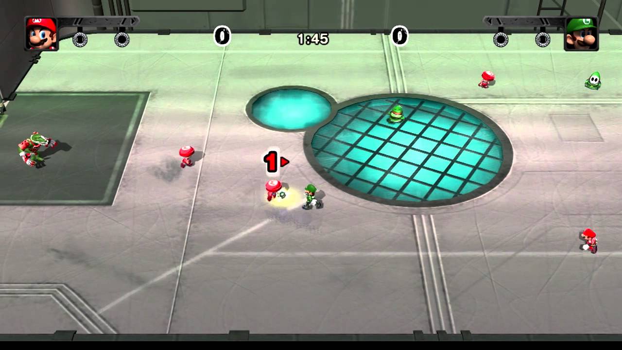 Mario Strikers Charged (TAS): Perfect Toad Chip/Self Passing/Shooting