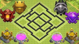 Undefeated Th7 Trophyfarming Base Town Hall 7 Masters League - Clash Of Clans