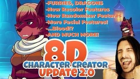 8D Character Creator 2.0 - MASSIVE UPDATE!