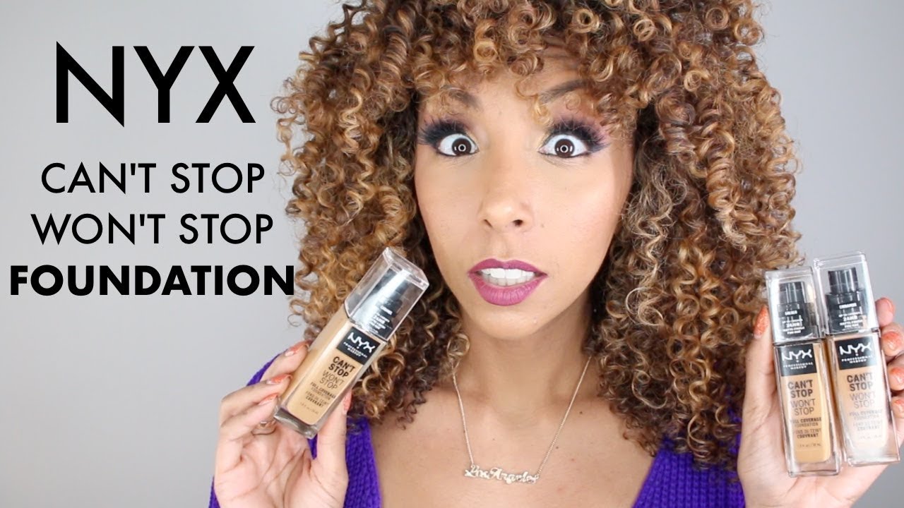 NYX Can't Stop Won't Stop Foundation Wear Test & Review! Foundation Friday! | BiancaReneeToday