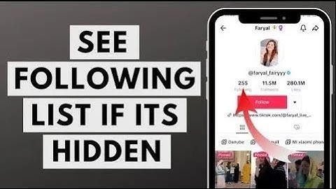 How to See Following List of TikTok Account if it