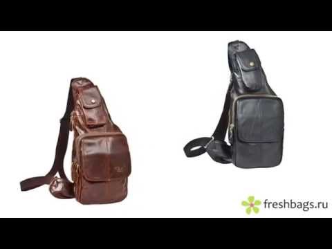 Рюкзак-сумка кожаный на одной лямке Pola 3176 - www.FreshBags.ru