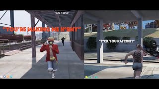 Mr. Ratchet & Kirk Jerkems ARGUE During Police Chase | HILARIOUS ROASTING | NOPIXEL 4.0 GTA RP