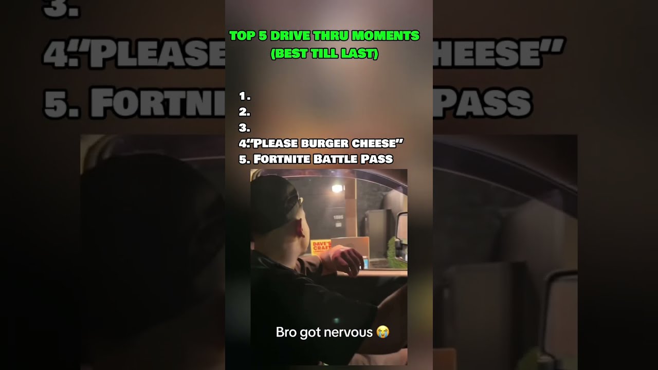  Can I Get A Fortnite Battle Pass Shorts Drivethru Drive Funny Ranking Moments Prank
