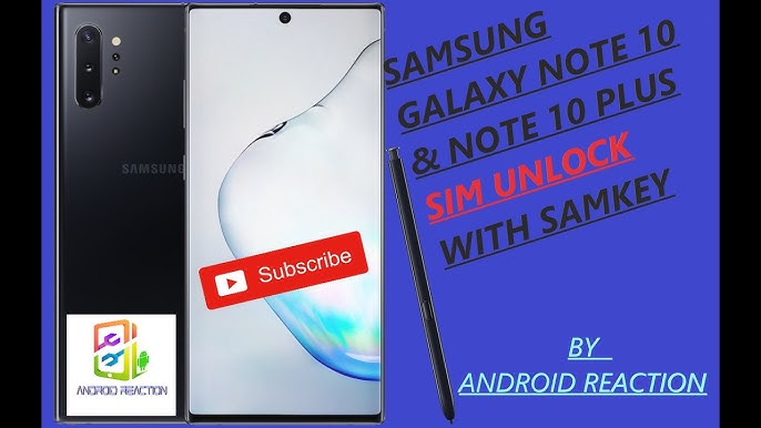 How To Unlock The Samsung Galaxy Note 10 & 10 Plus - Any Carrier, Any  Country - Youtube