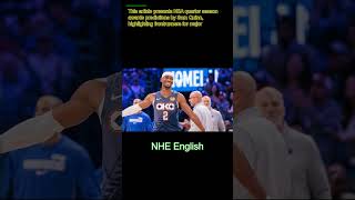 NBA quarter-season awards: Breaking down every race with two honors for Shai Gilegous