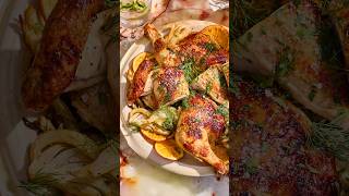 Citrus and Herb Roasted Chicken #cookbook #roastchicken