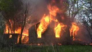 Battalion 7 Finds A Fully Involved House Fire In Gary Indiana