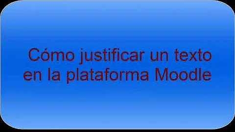 Como centralizar texto no Moodle?