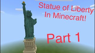 How to Build the Statue of Liberty in Minecraft