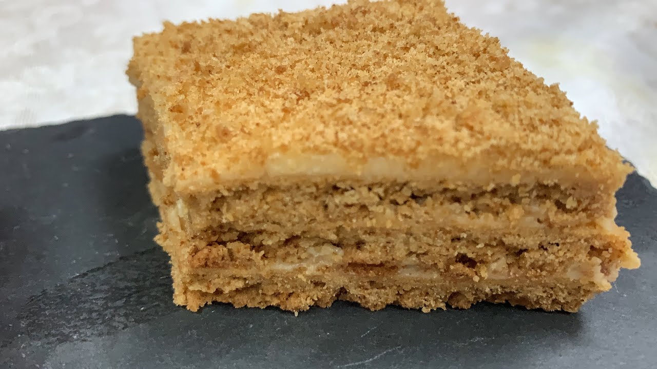 Recette des pavés ou gâteau au miel  وصفة حلوة العسل