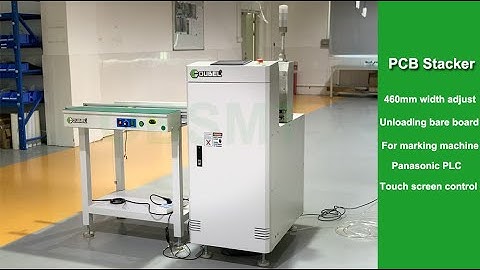 OUBEL SMT PCB Handling Equipment PCB Stacker for auto marking machine to unloading bare boards