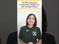 CBI APP Exam Dates Out 🚨 | Prepare with Target20 | Join Batch Now | Supriya Ma’am