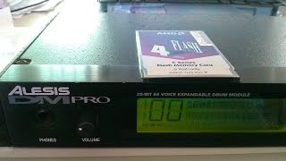 Alesis DM Pro New Sound Making to Flash Card