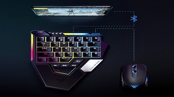 Flydigi Scorpion D1 unboxing and setup - One hand mechanical gamming keyboard