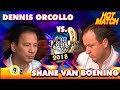 9ball shane van boening vs dennis orcollo  2018 derby city classic 9ball division