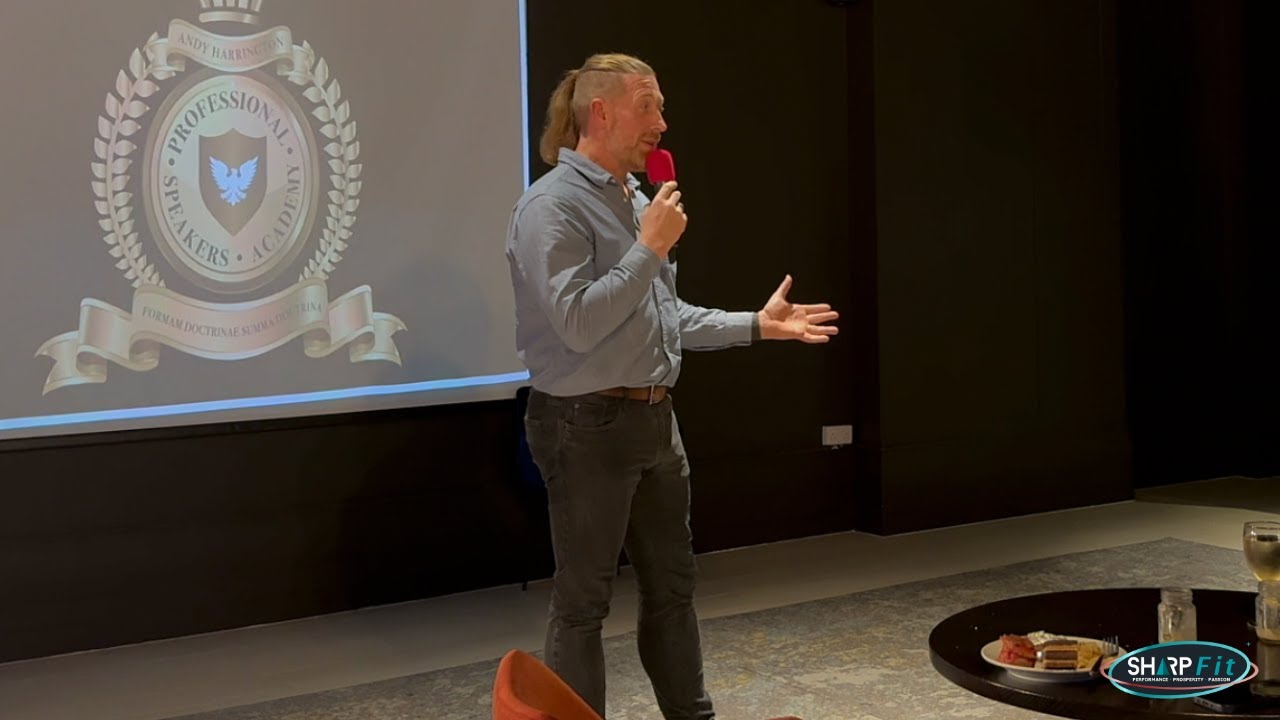 Martin Sharp Compering at Public Speakers University  | Transforming Health and Business