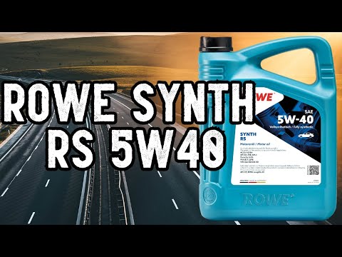 ✅Aceite Motor Sintético [ROWE] Hightec Synth RS 5w40 💪 - Review