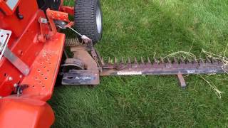 Simplicity & Allis Chalmers Sickle Mower test