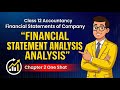 Financial Statement Analysis Class 12 | Chapter 2 One Shot Complete Explanation | #Analysis