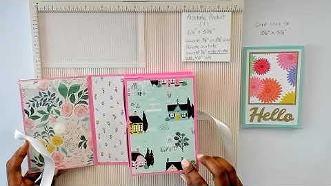 Acetate Card Pocket for Embellishments Book Box, Tutorial