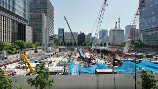 Large Construction Site in Tokyo | Urban Development in Progress