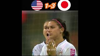 Japan Win The World Cup🏆 In Penalties | Usa (Vs) Japan (2011) Final #Shorts