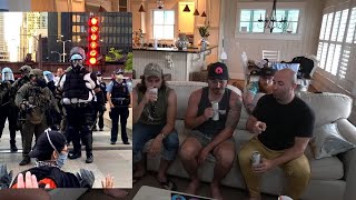 riot review with @Angry Cops @Brandon Herrera @Bad Friends Gaming and @Wine Operator